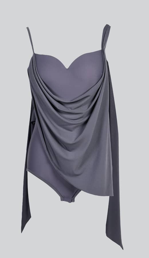 Butterfly Leotard - Grey thumbnail 4