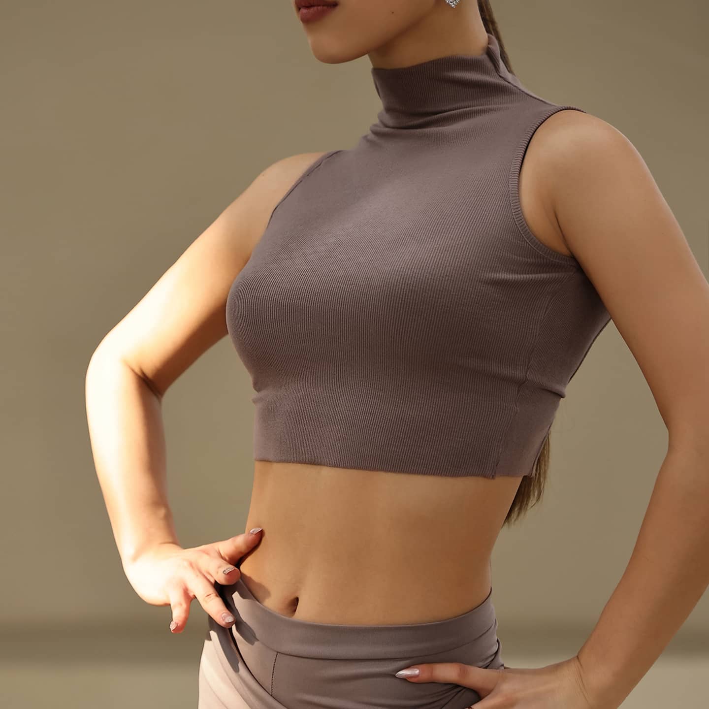 Open Back Top - Beige thumbnail 1