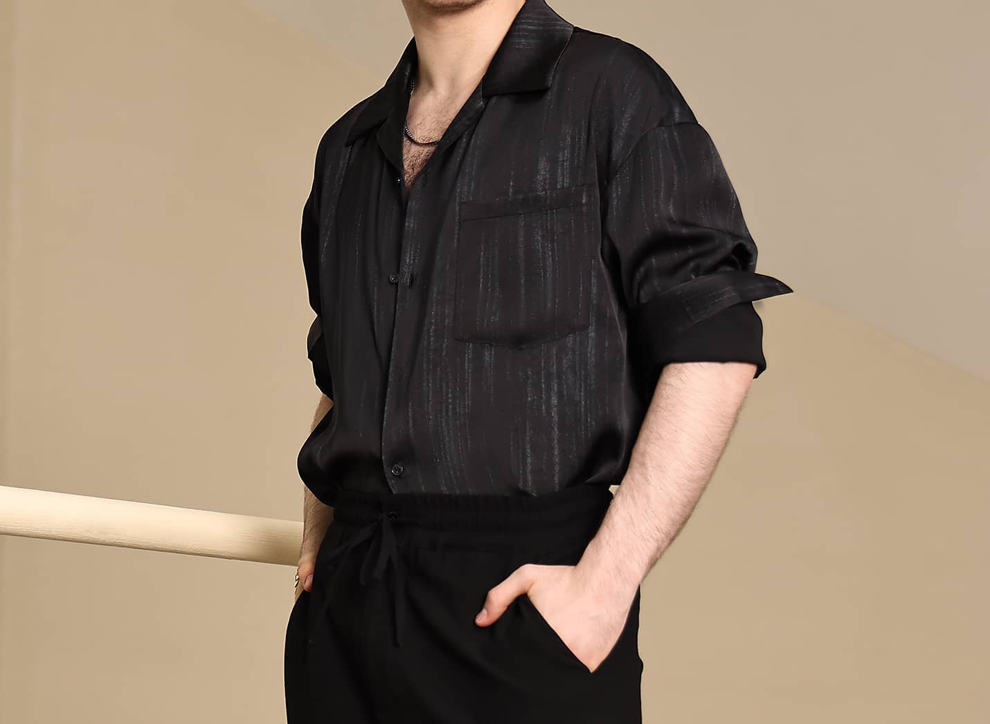 Flow Shirt - Black thumbnail 1